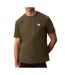 T-Shirt kaki foncé homme calvin klein jeans badge l4g-1