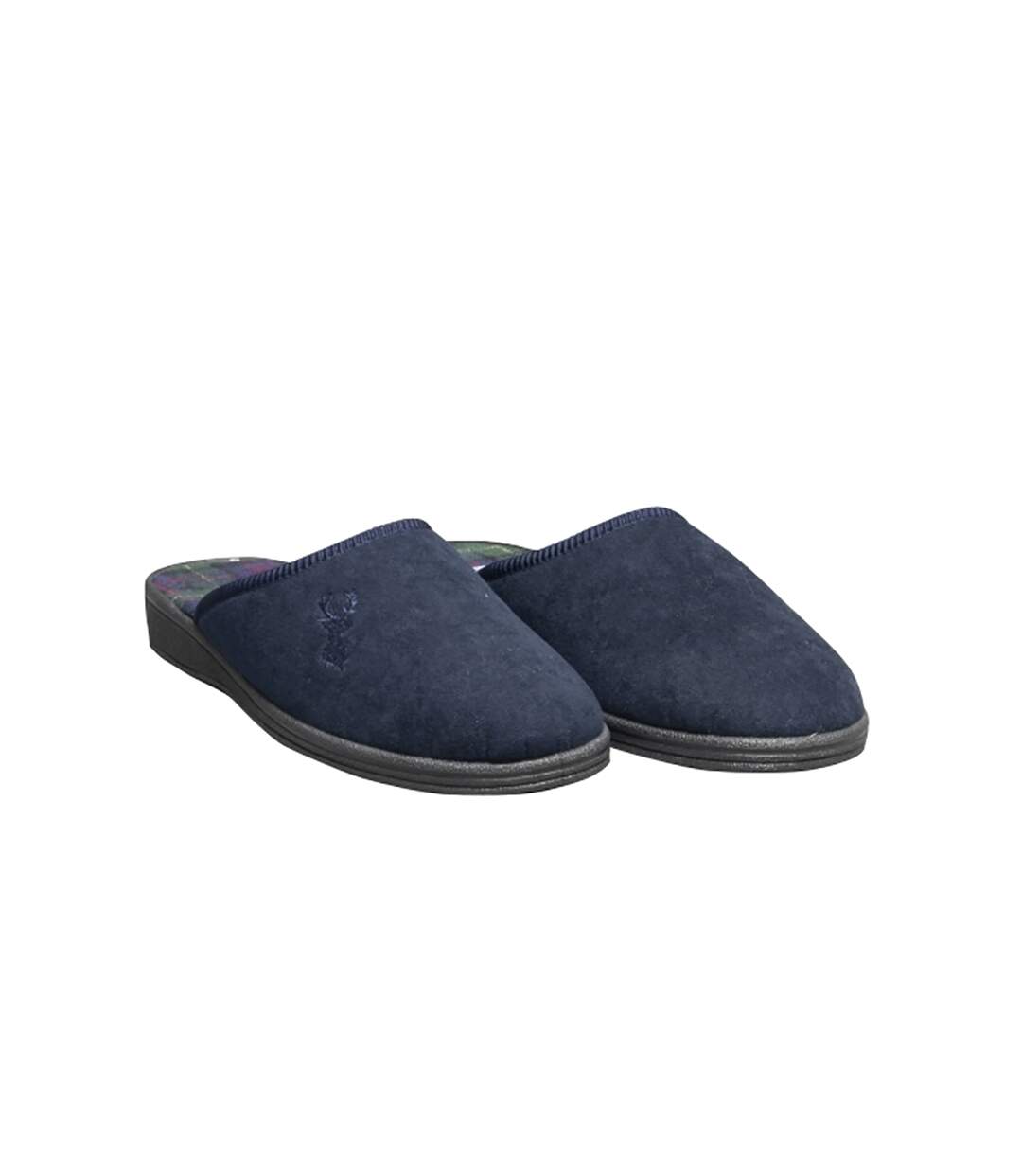 Buck pantoufles homme bleu marine Mirak