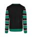 Sweat Noël Savior Homme Noir Vert Urban Classics-2