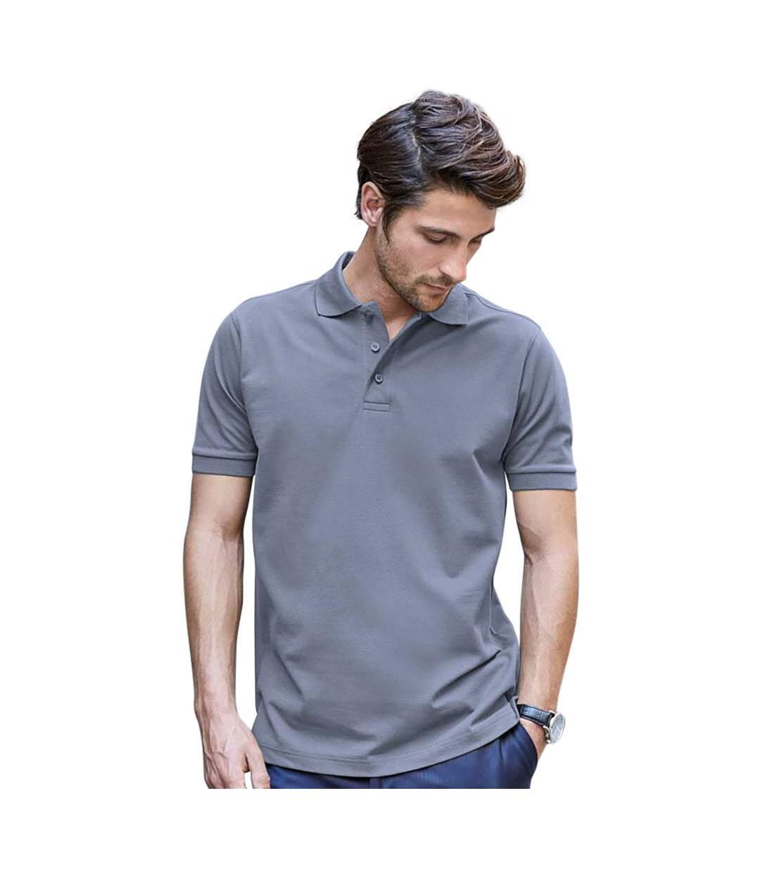 TeeJays - Polo LUXURY - Homme (Bleu pierre) - UTBC3305