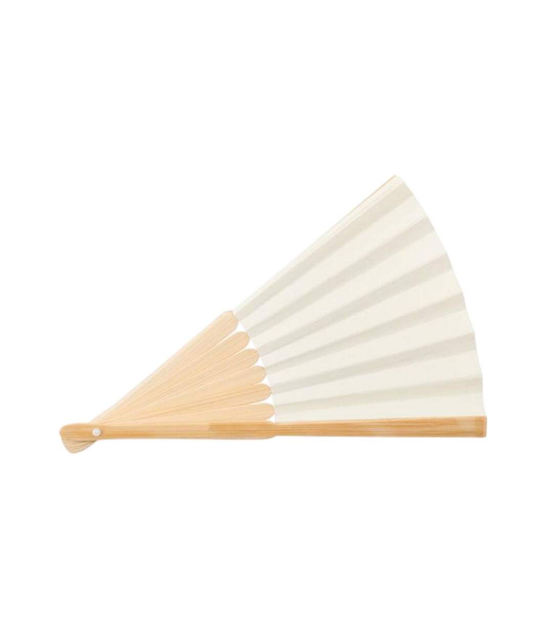 Fanny Bamboo Handheld Fan One Size Beige MidOcean-3