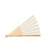 Fanny Bamboo Handheld Fan One Size Beige MidOcean-3