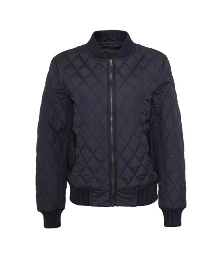 Doudoune Motif/style Losange Femme Bleu Marine Urban Classics