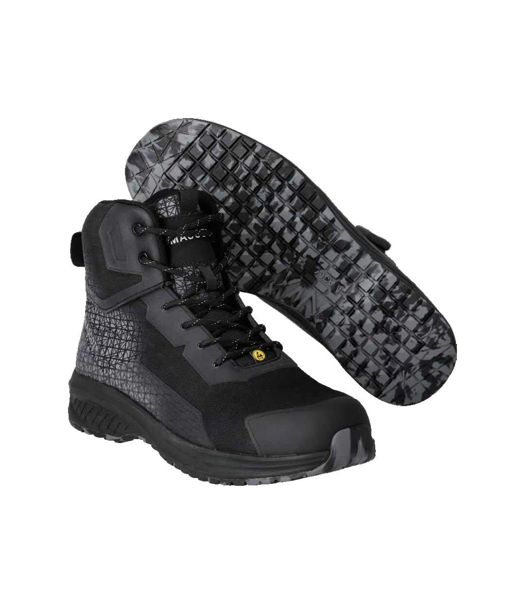 Unisex Adult Footwear Accelerate Safety Boots Black Mascot-4