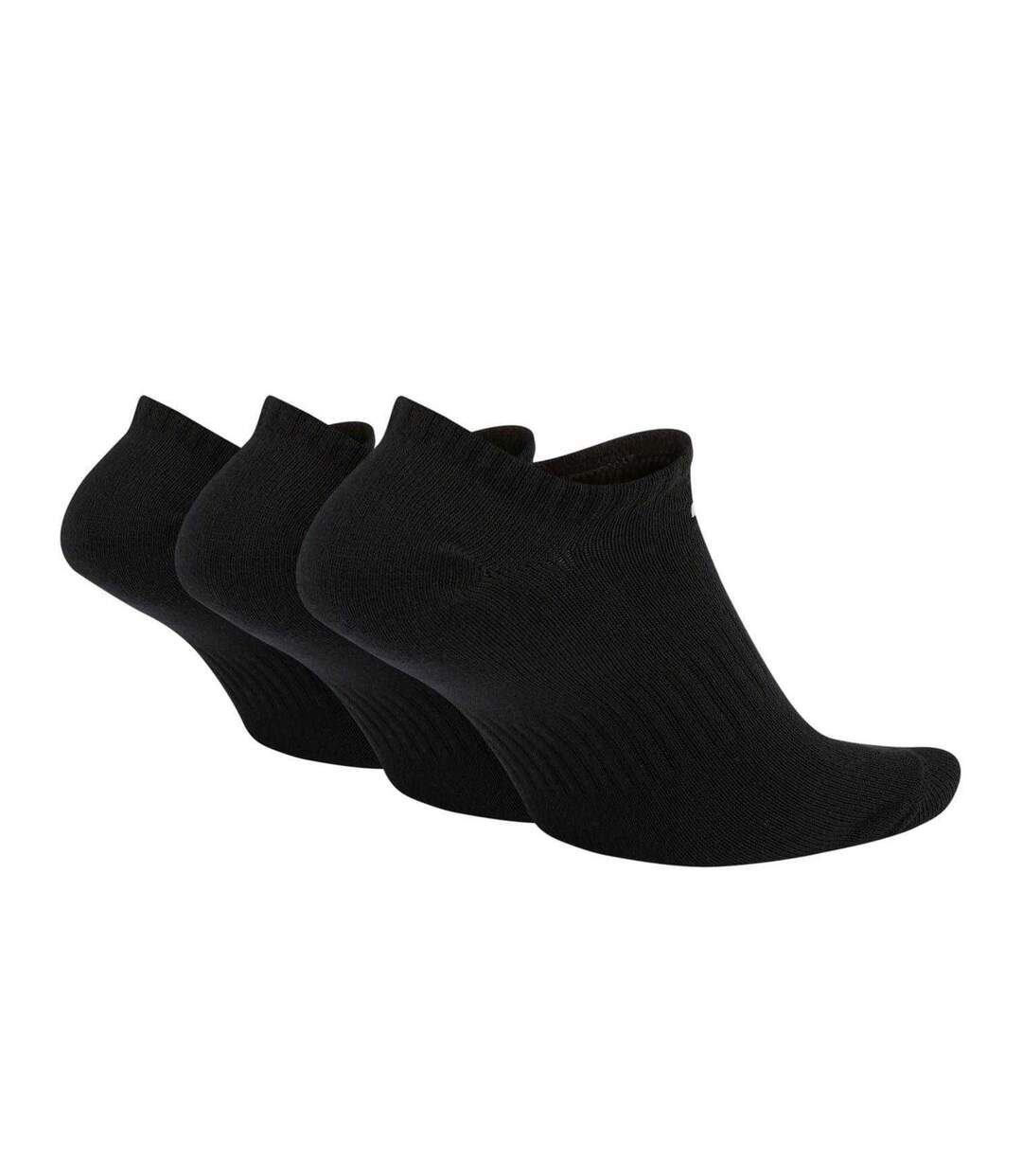 Lot De 3  Socquettes Discrètes Homme Noir Nike-2