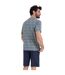 Pyjama court col rond homme Summer Athena-3