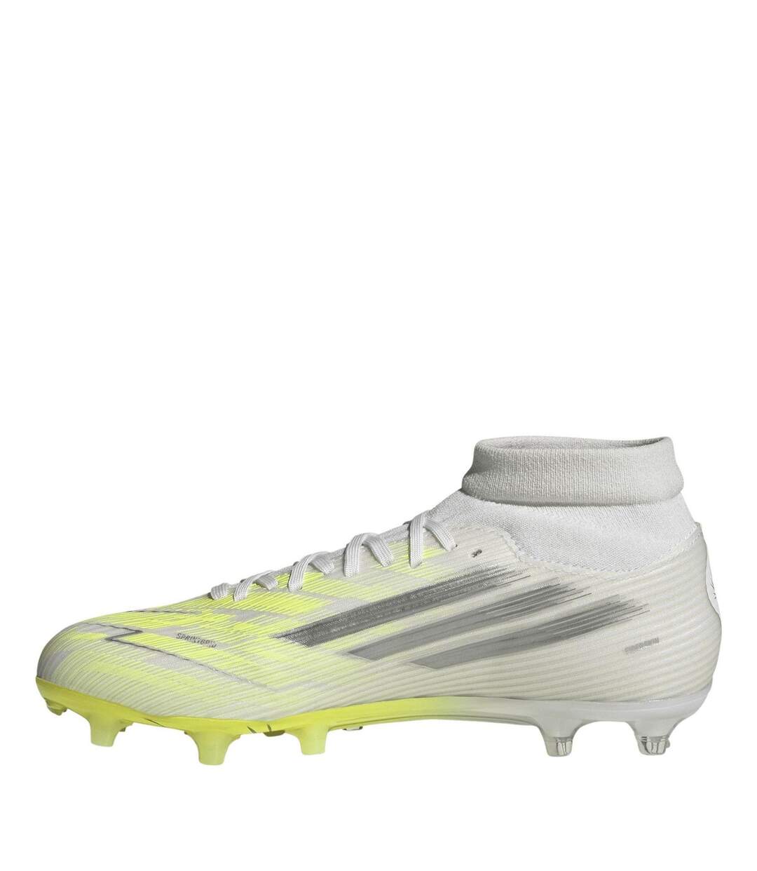 Chaussures De Foot Pour Terrain Ferme Motif/style À Rayures F50 Femme Blanc Adidas-2