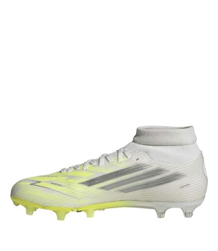 Chaussures De Foot Pour Terrain Ferme Motif/style À Rayures F50 Femme Blanc Adidas