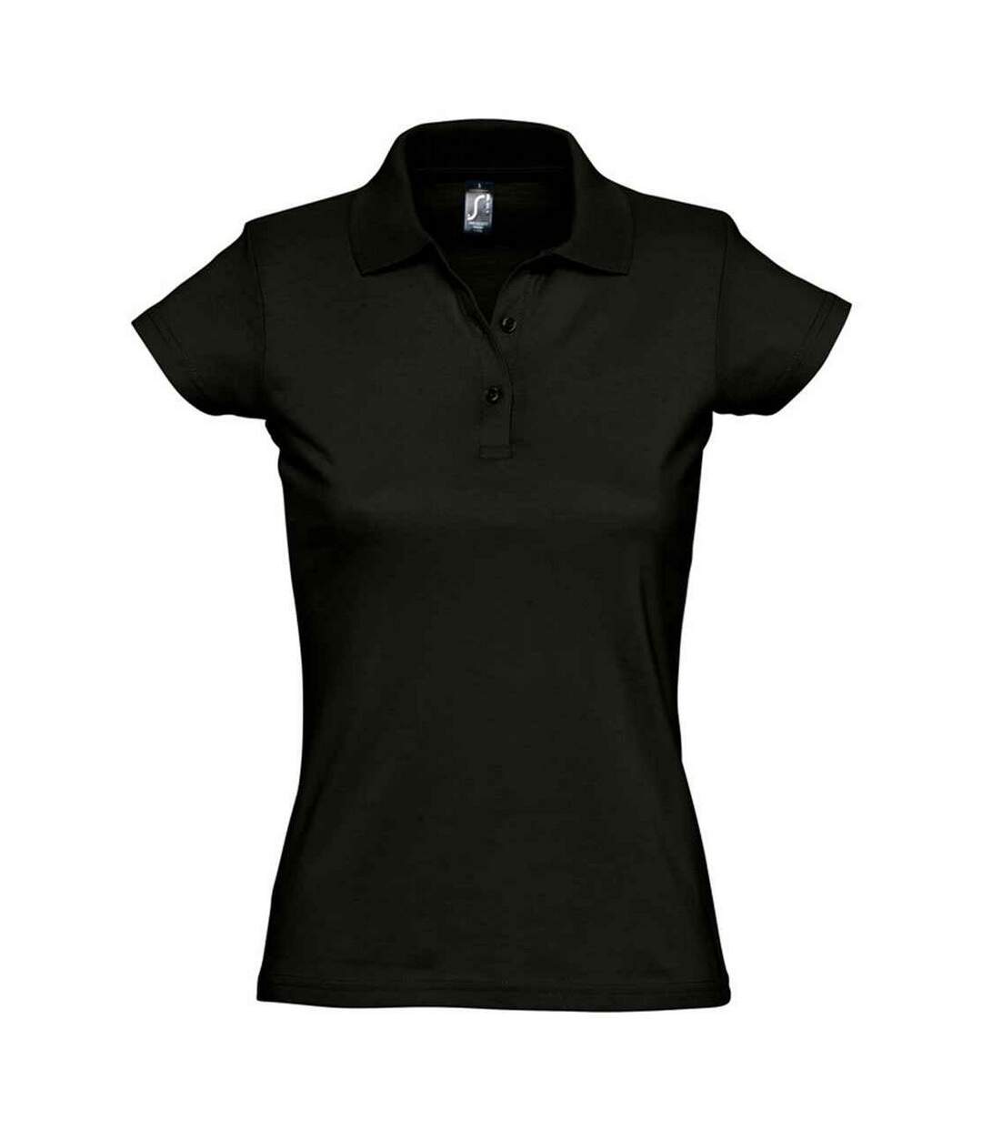 Polo Prescott Femme Noir SOLS-1