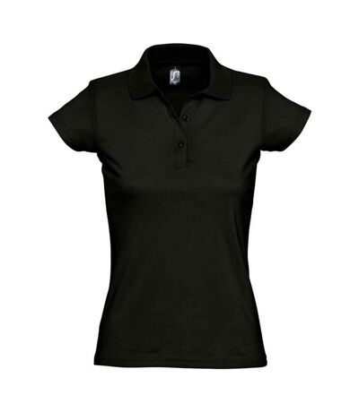 Polo Prescott Femme Noir SOLS
