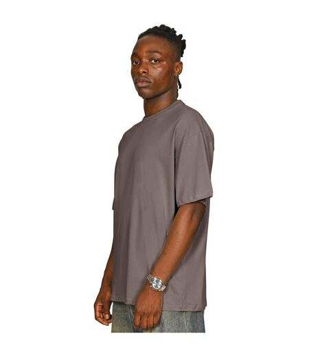Unisex Adult Combed Ringspun Cotton Oversized T-shirt Taupe Casual Classics