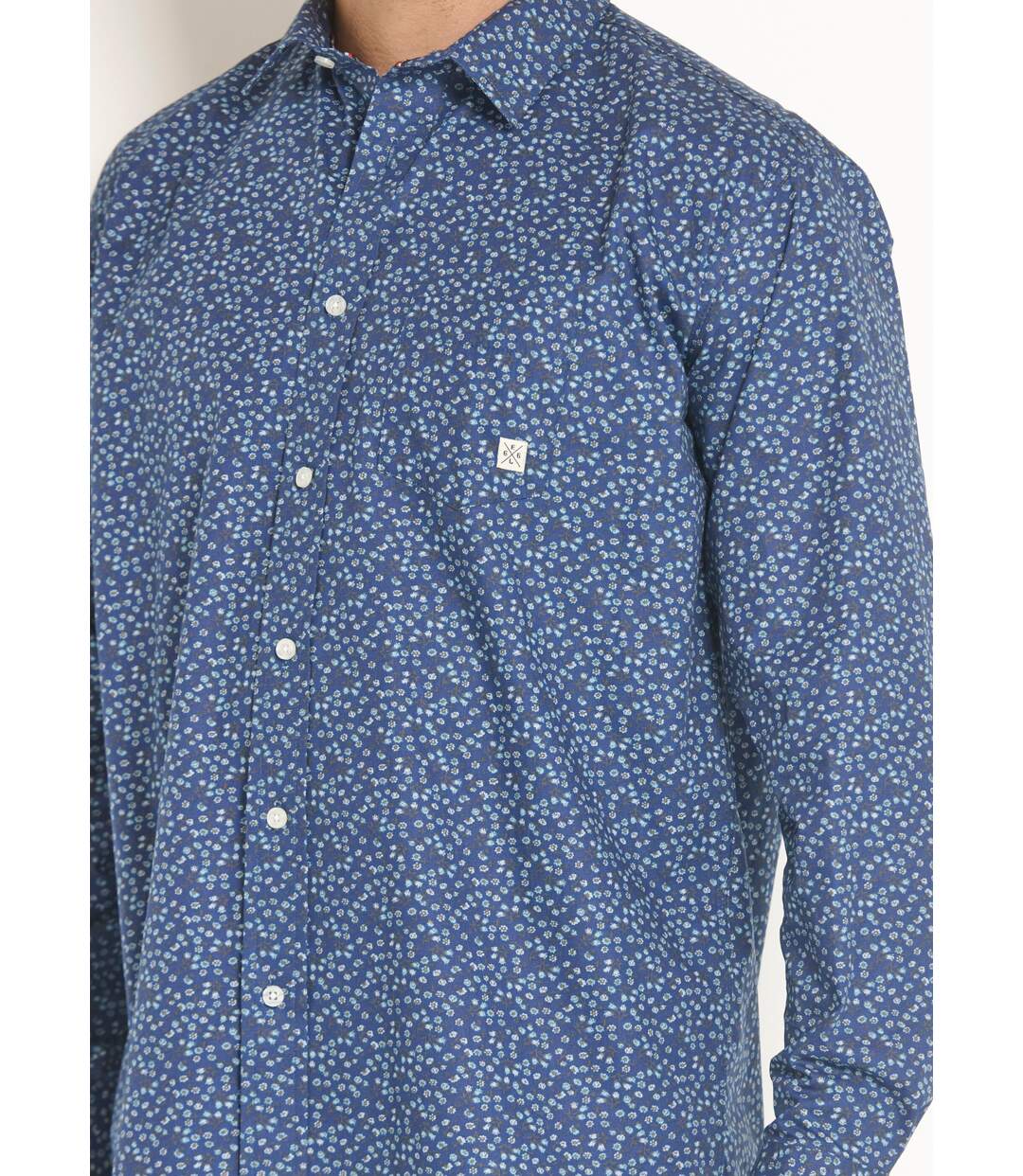 Chemise fantaisie en coton imprimé-4