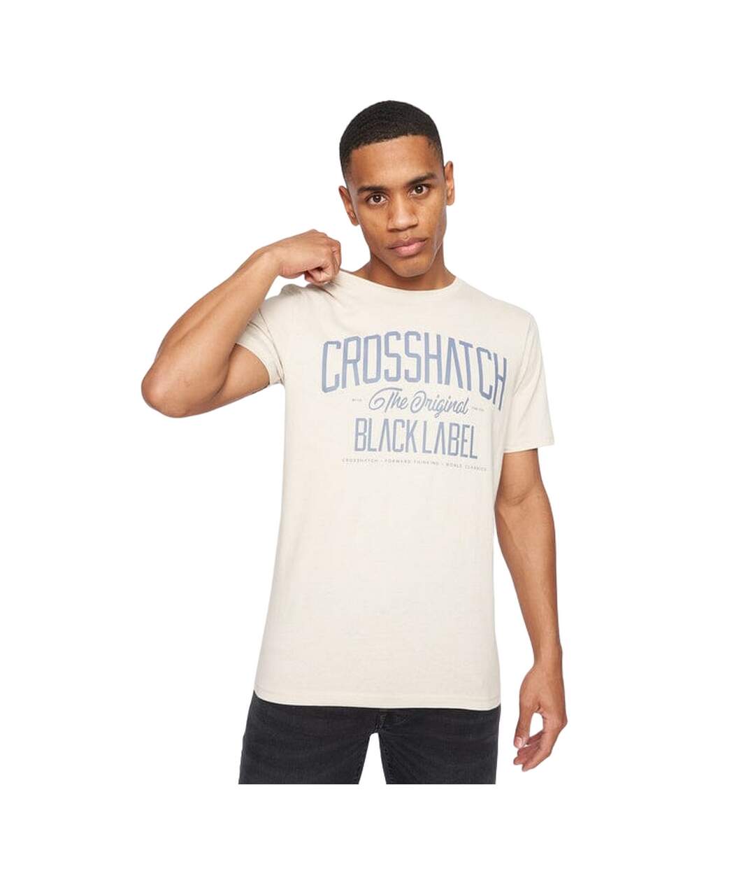 Pack of 5  Mens fermal t-shirt  multicoloured Crosshatch-4