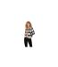 Womens/ladies Lou Polyester Blend Shacket Black Pumice Print Only-1
