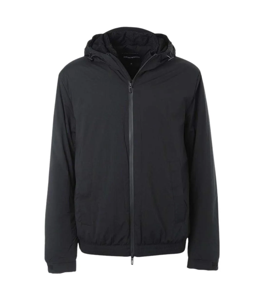 Mens Polyamide Hooded Jacket Black Emporio Armani-1