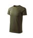 T-shirt Basic Homme Kaki Adler-3
