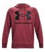 Sweat À Capuche Entraînement Style Gros Logo Rival Homme Rouge Foncé Under Armour-2