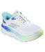 Womens/ladies Max Run Max Cushioning Trainers White Multicoloured Skechers-1