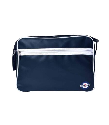 Sac De Sport/voyage Motif/style Rétro Mod Taille Unique Bleu Marine Blanc Lambretta