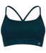 Womens/ladies Essentials Non-wired Sports Bra Green New Balance-2