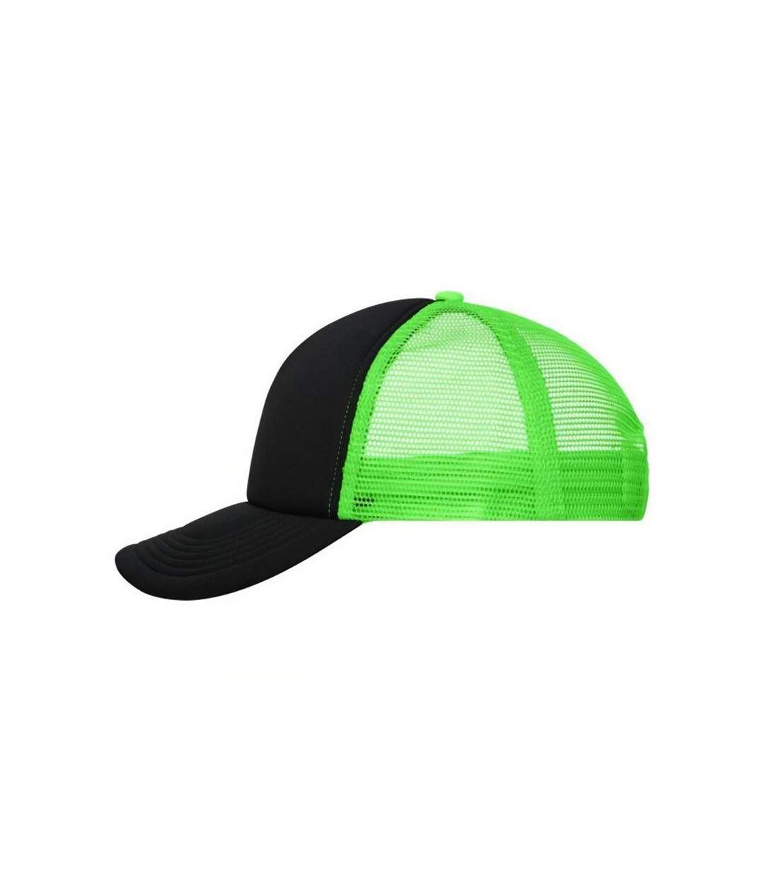 Casquette Trucker Noir Vert Néon Myrtle Beach-3