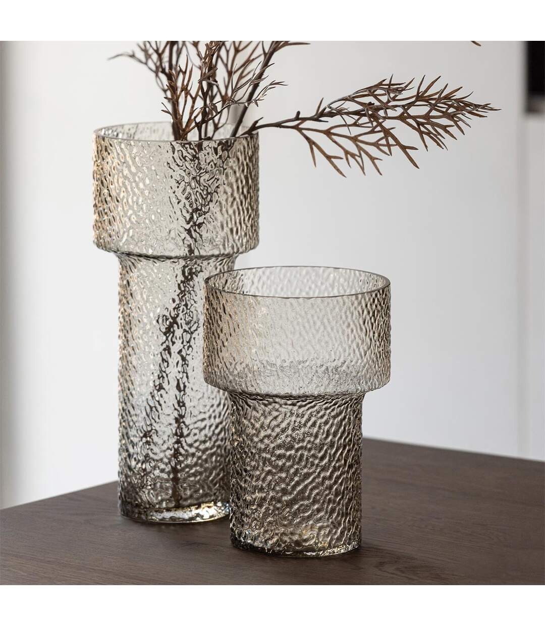 Vase Design en Verre Betty 30cm Transparent-4