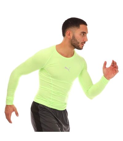 Haut Thermique Manches Longues Liga Homme Vert Clair Puma