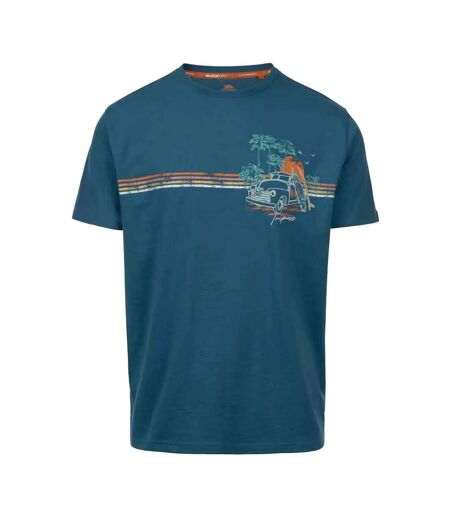 Mens zama countryside t-shirt bondi blue Trespass