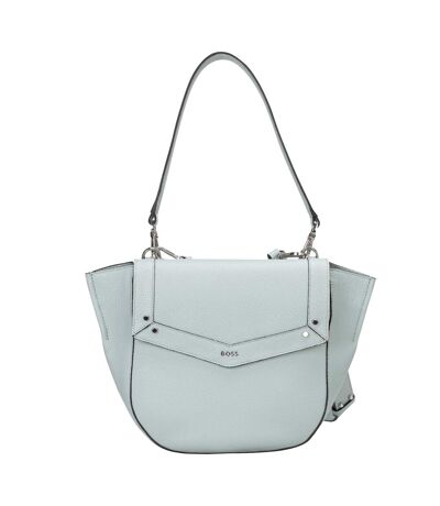 Ivy Leather Saddle Bag One Size Green Hugo Boss