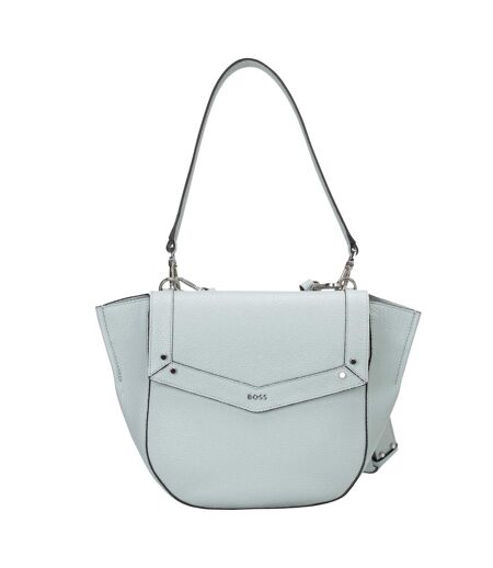 Ivy Leather Saddle Bag One Size Green Hugo Boss
