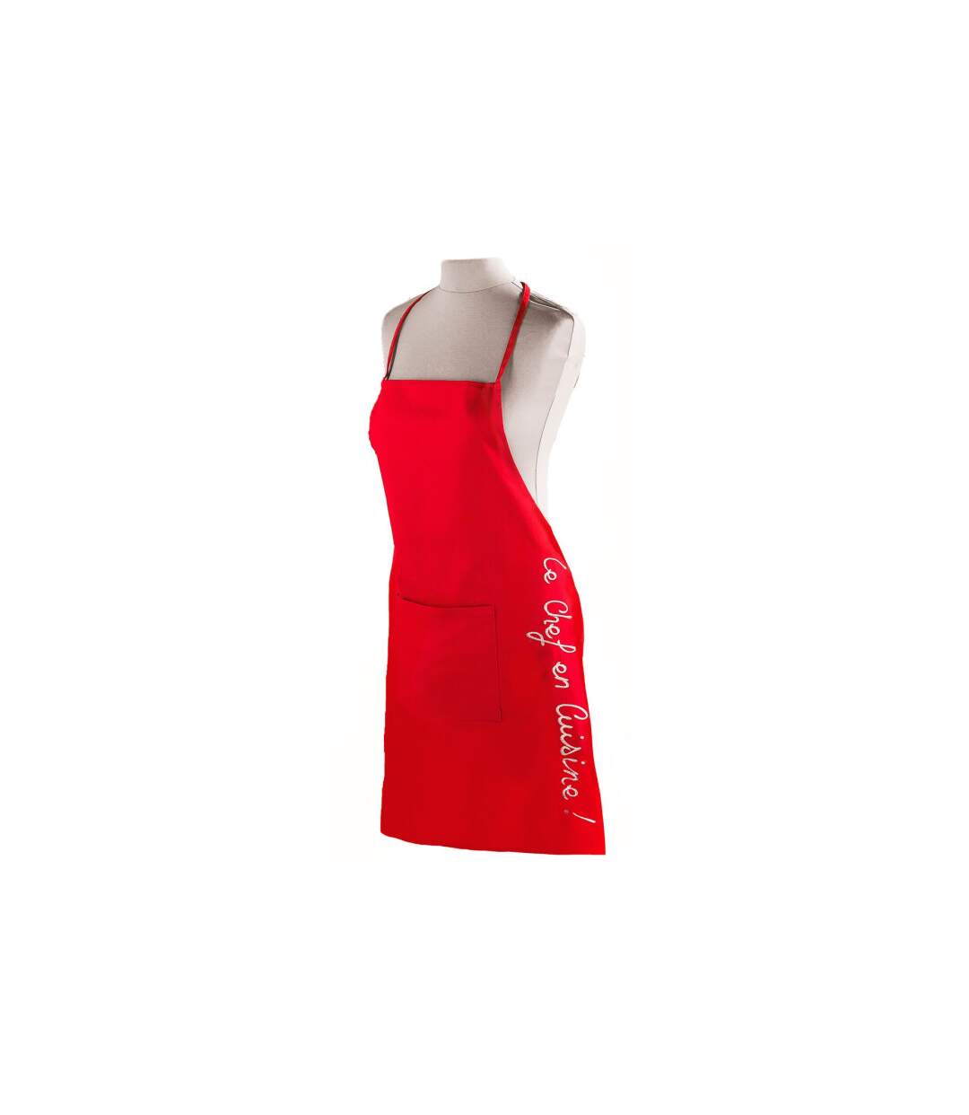 Tablier de Cuisine Cuistot 84cm Rouge-1