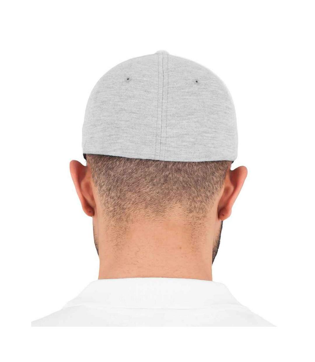 Casquette adulte gris chiné Flexfit-2