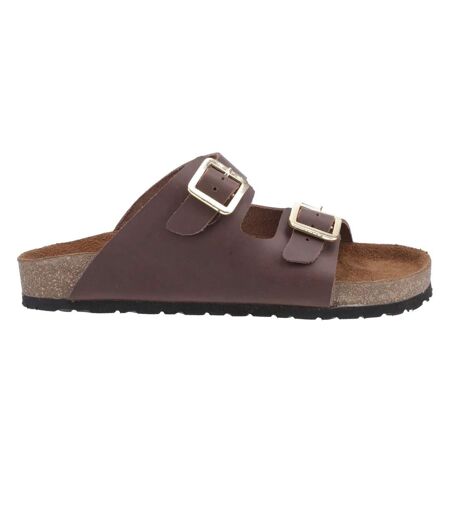 Sandales Mules Lushill Femme Marron Cotswold