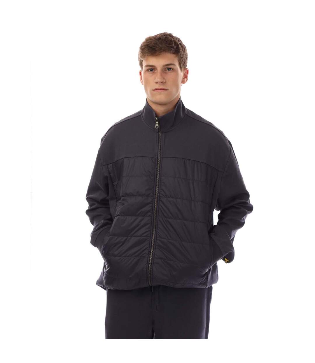 Blouson Aviateur Hybrid Homme Bleu Marine Lyle & Scott-2