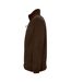 Unisex Adult North Fleece Jacket Dark Chocolate SOLS-3