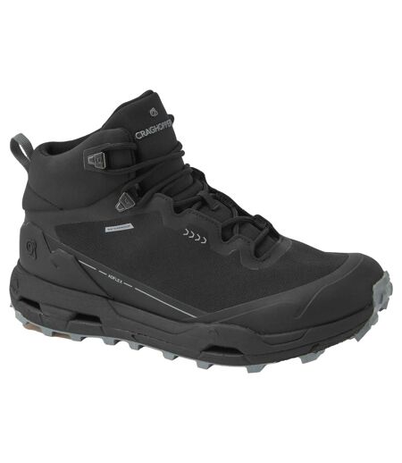 Chaussures Montantes De Marche Imperméables Adulte Noir Gris Craghoppers