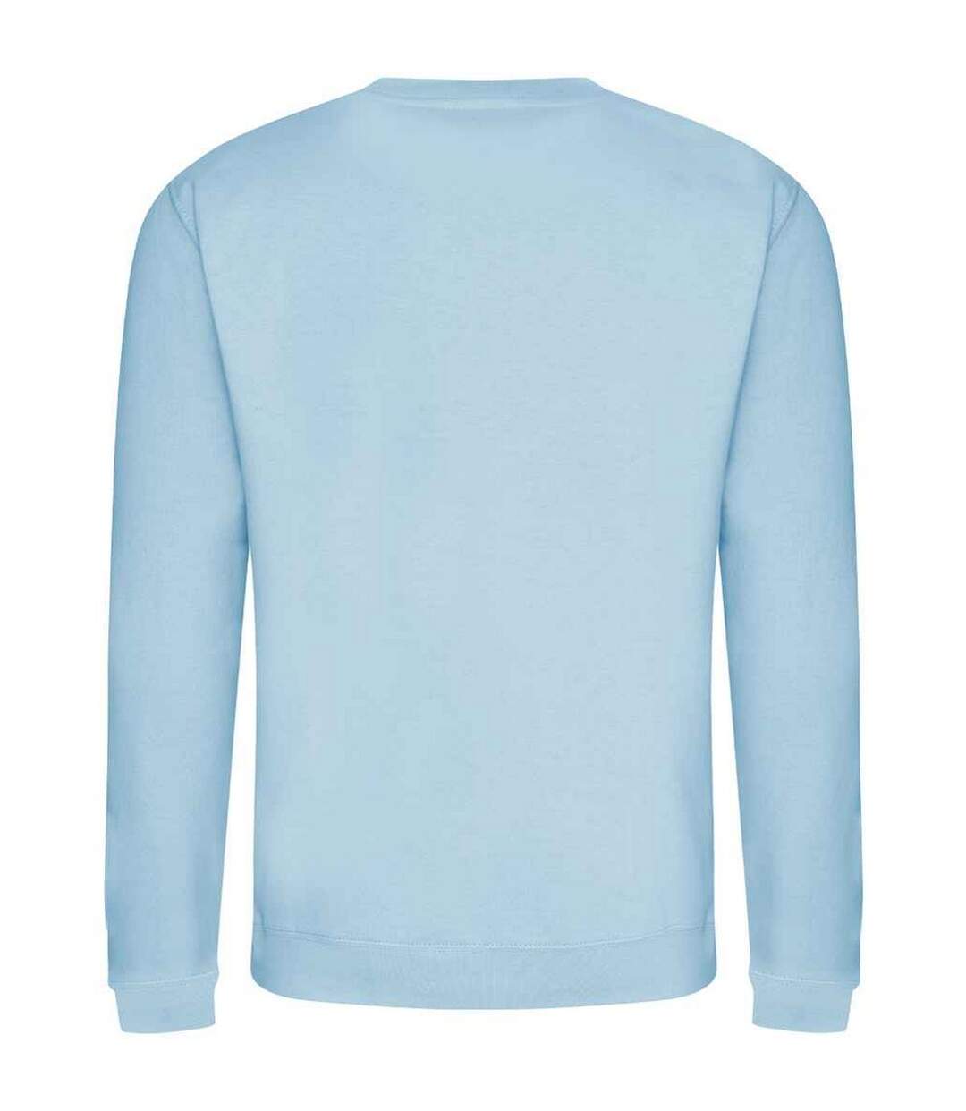 Unisex adult soft touch sweatshirt ice blue Awdis-2