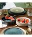 Lot de 6 Assiettes Creuses Eva 18cm Vert-2
