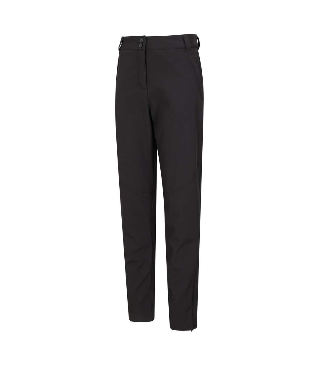 Womens/ladies sierra ii softshell recco ski trousers black Mountain Warehouse-3