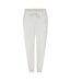 Pantalon De Jogging Femme Blanc Cassé Chiné Chiné USA-1