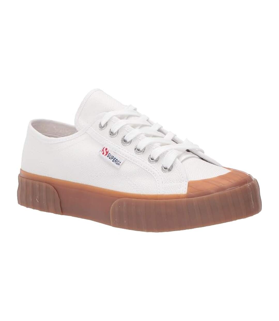 Mens Ento Vulc Canvas Flat Trainers White Ellesse-1