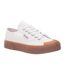 Mens Ento Vulc Canvas Flat Trainers White Ellesse-1