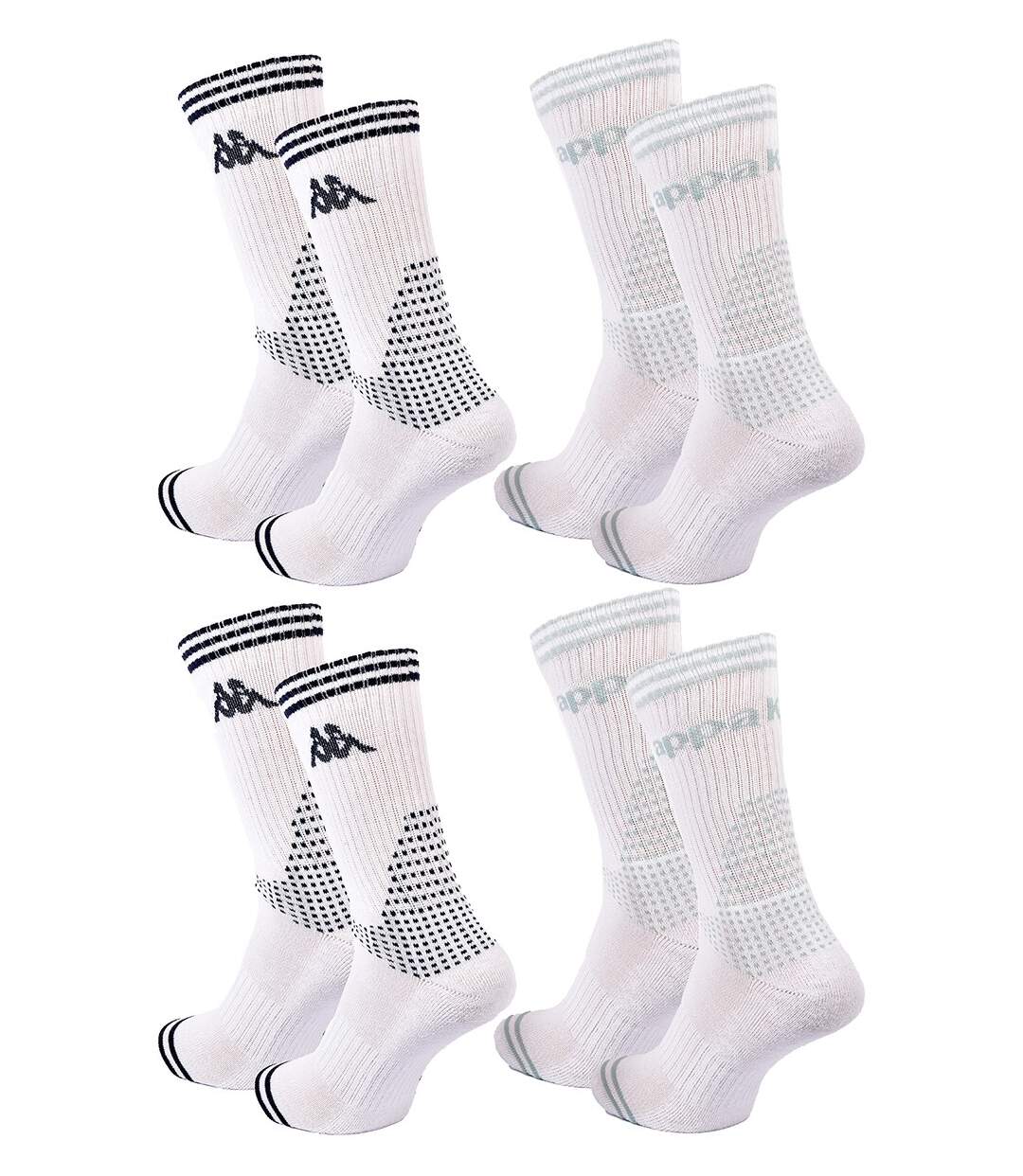 Chaussettes Femme KAPPA 4 paires PREMIUM CREW 2287BL-3