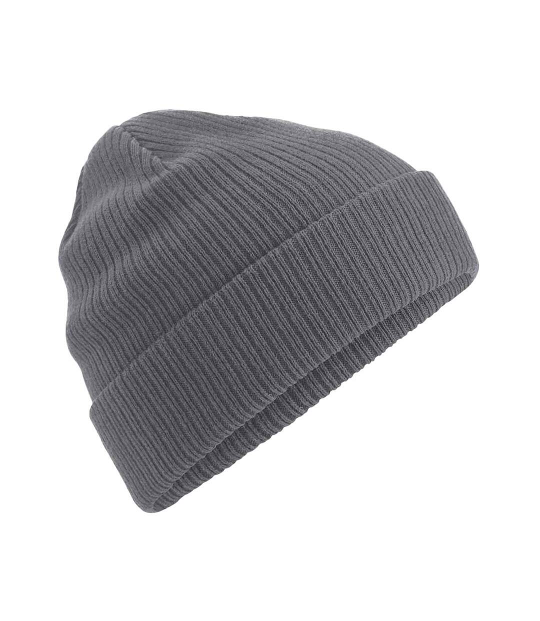 Unisex Adult Beanie Graphite Grey Beechfield-1