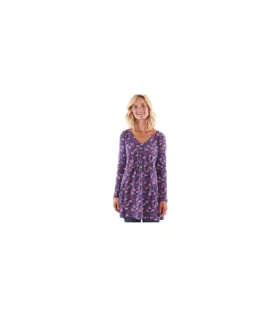 Tunique Motif/style Floral Femme Violet Lazy Jacks