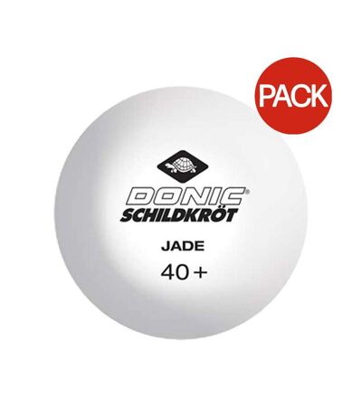 Pack of 6  Jade 40+ table tennis balls  one size white Donic-Schildkroet