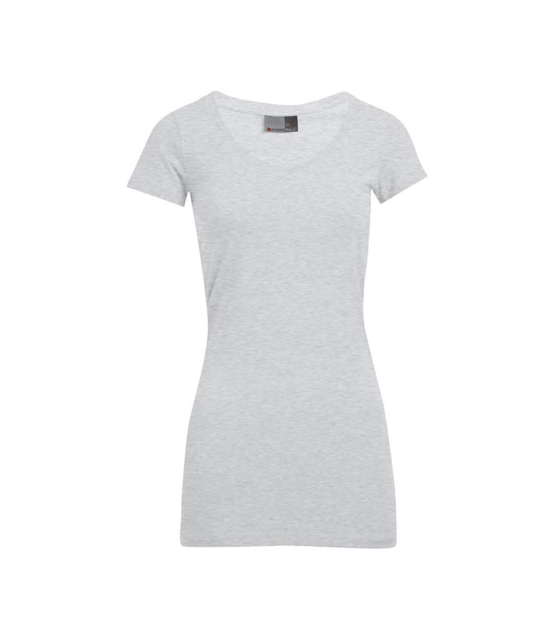 T-shirt Femme Gris Chiné Promodoro-1