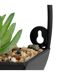 Plante Artificielle à Suspendre Imy 41cm Noir-2