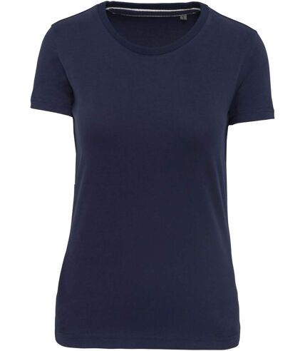 T-shirt manches courtes vintage - KV2107 - bleu marine - femme