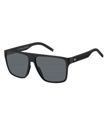 Mens Matte Sunglasses 57cm Matte Black Tommy Hilfiger
